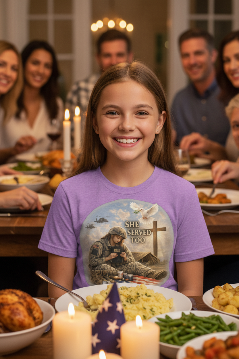 Child at Dinner Table