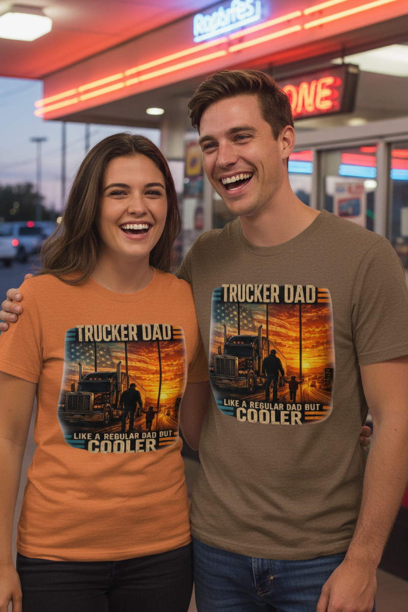 Couple at Truck Stop