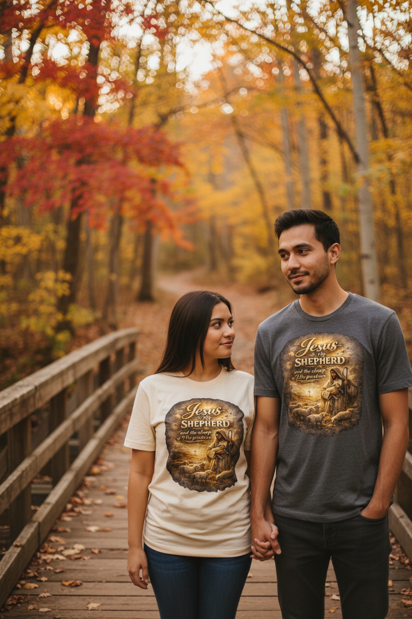 Couples Autumn Bridge