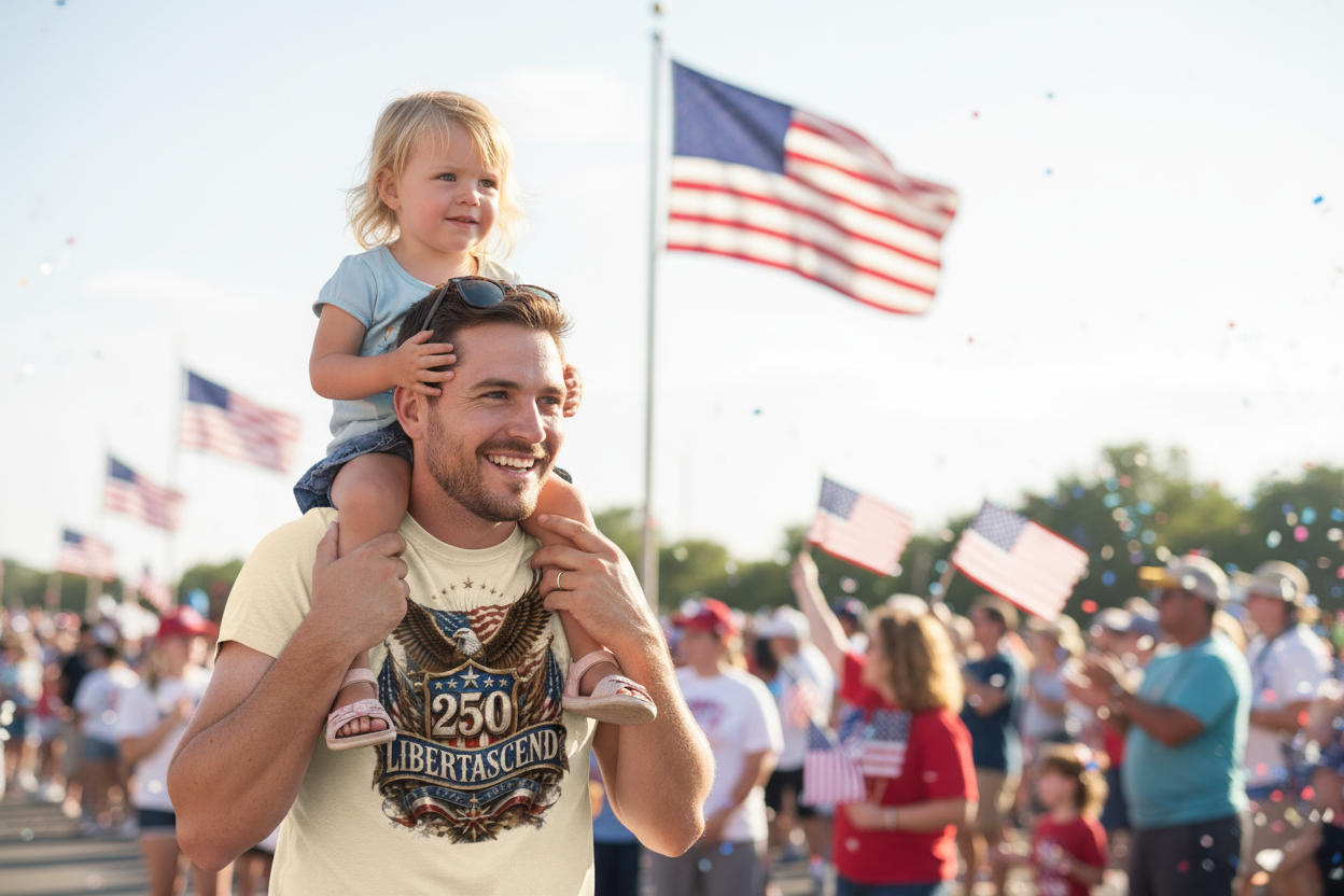 Dad at Parade