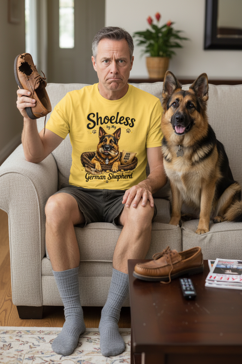 Dad Chewed Shoe