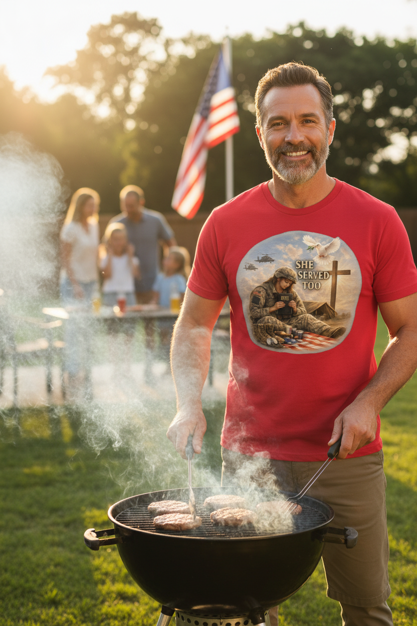 Dad Grilling