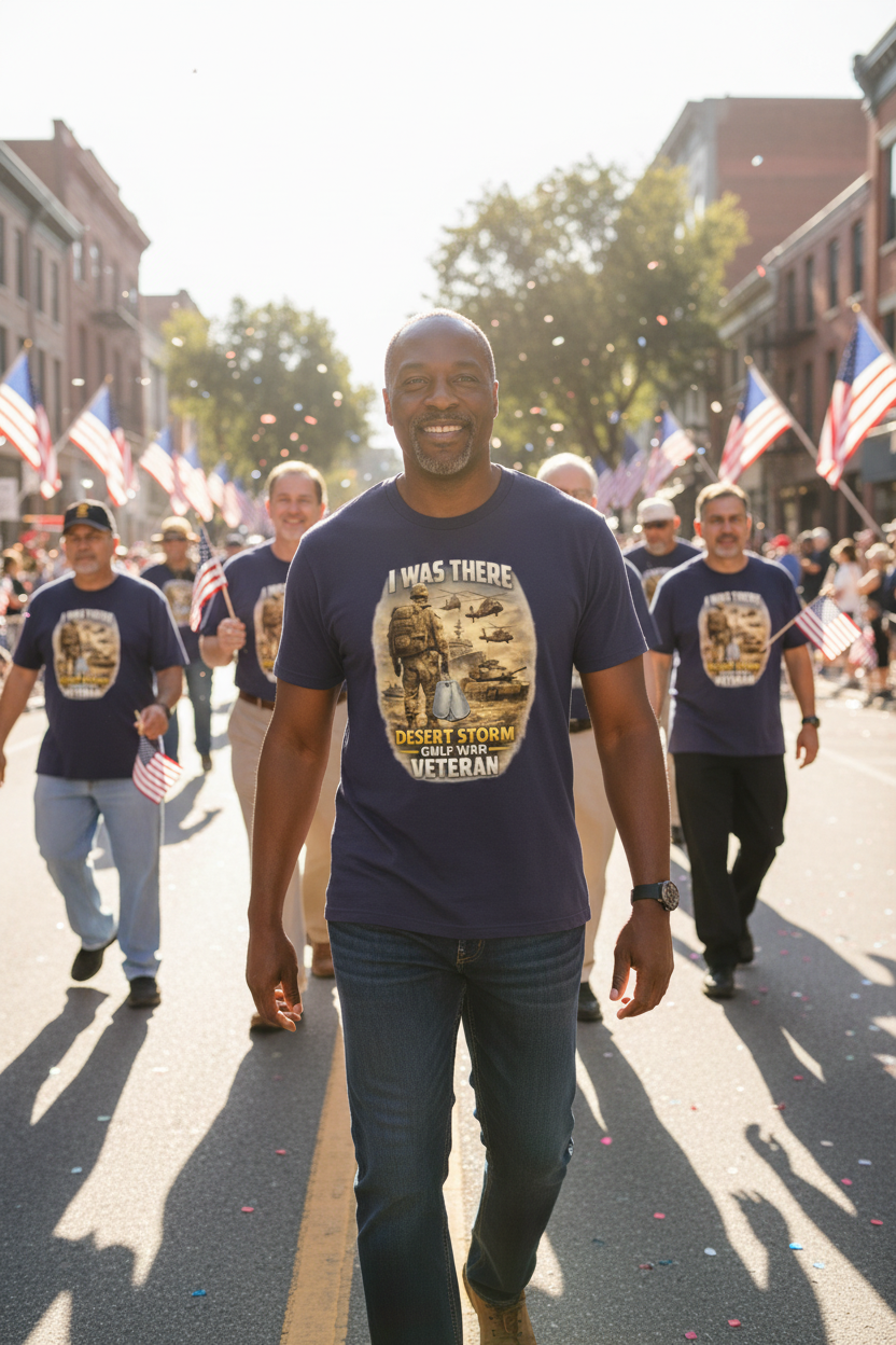 Desert Storm Gulf War Veteran - Black Veteran Parade