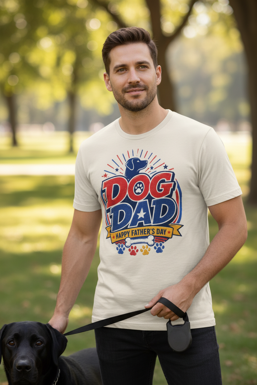 Dog Dad Stone Tee Lifestyle