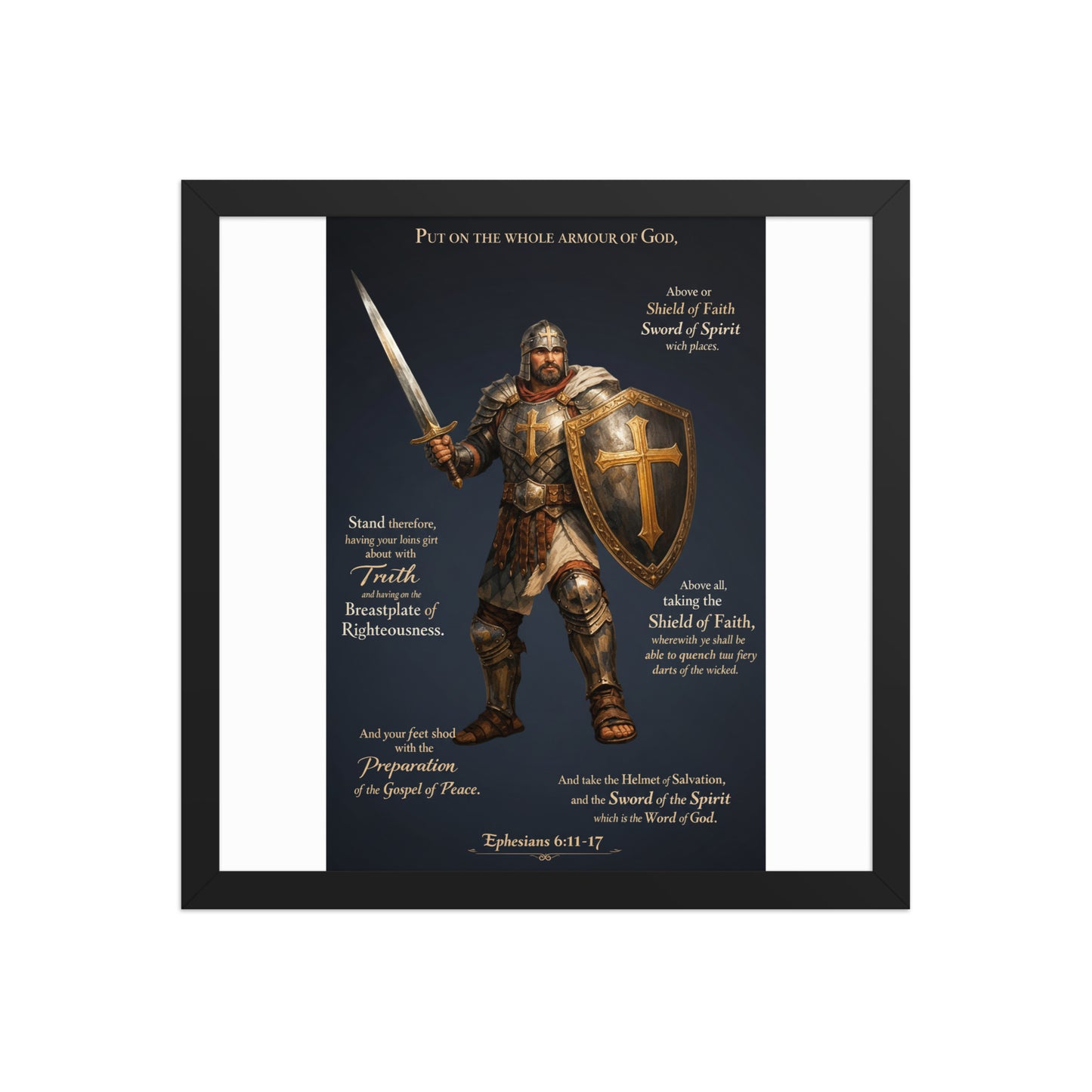 Faith to Freedom Christian Military T-Shirt | Faith-Based Apparel
