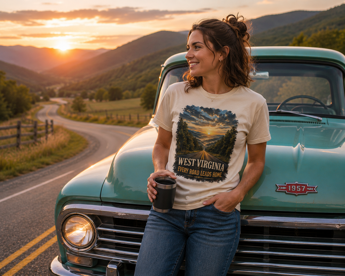 West Virginia – Every Road Leads Home Tee