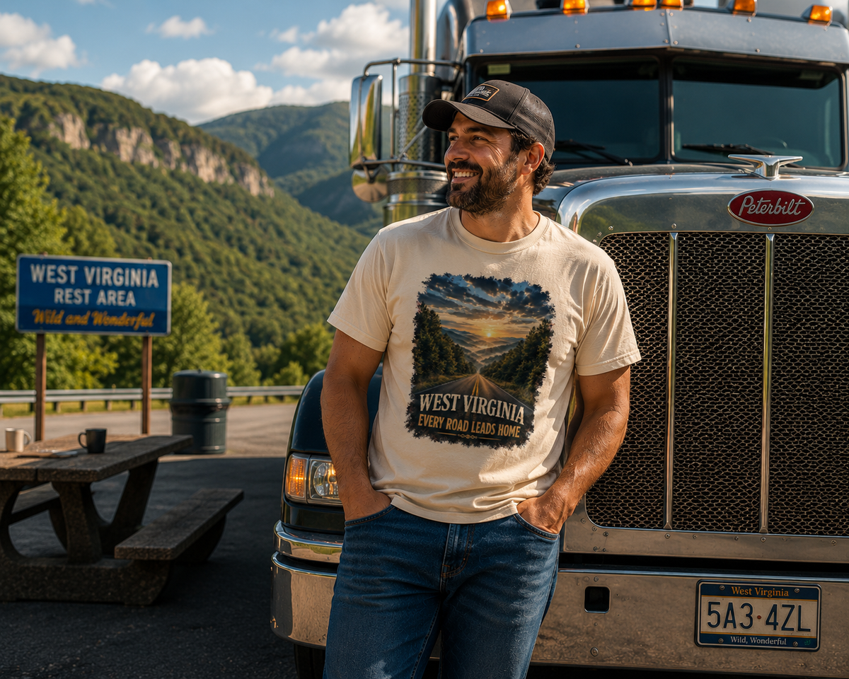 West Virginia – Every Road Leads Home Tee