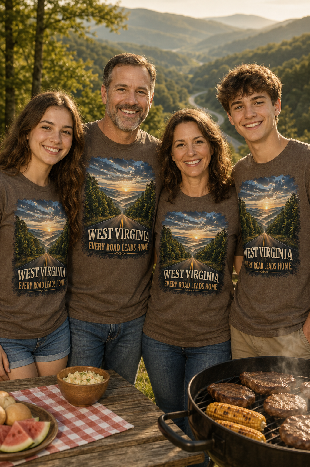 West Virginia – Every Road Leads Home Tee