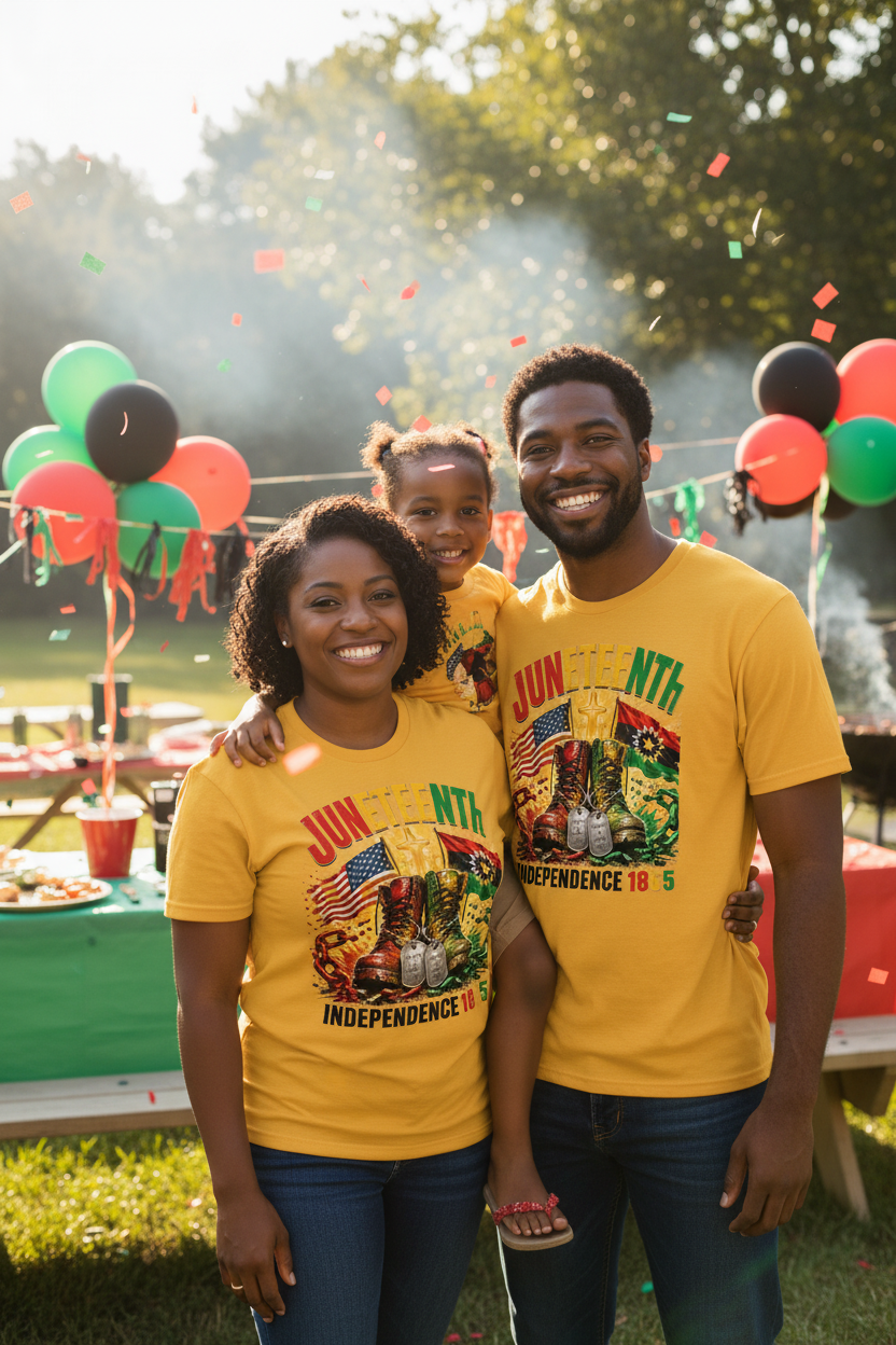 Family Cookout Juneteenth Lifestyle Mockup