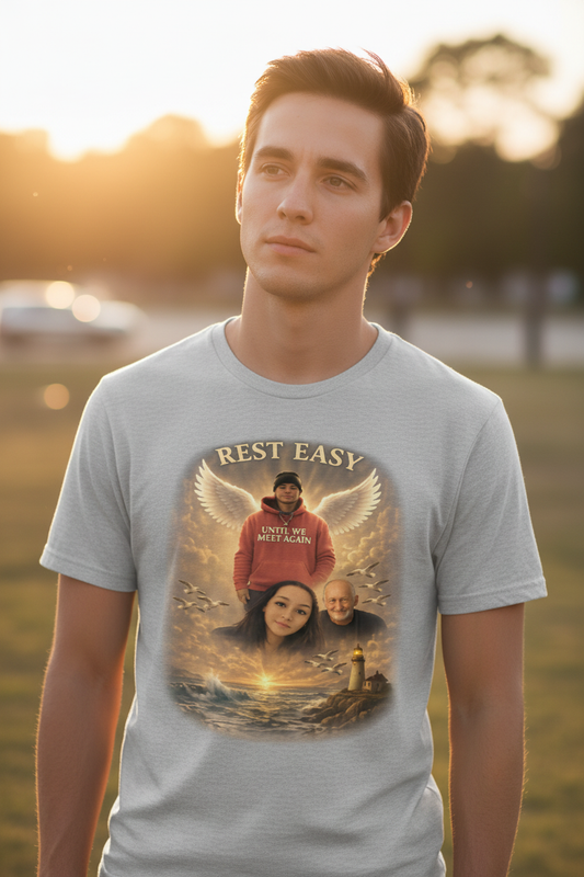Family Memorial T-Shirt Lifestyle Mockup