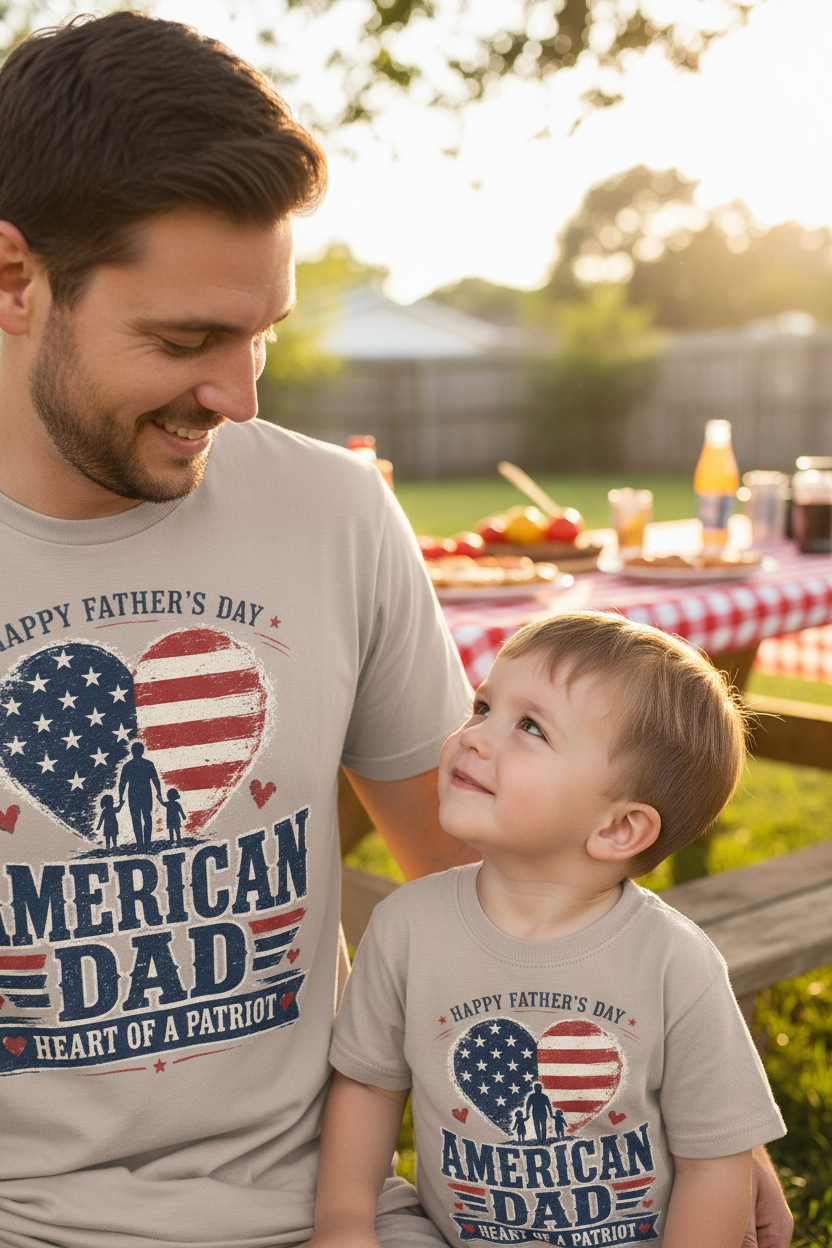 Father and Son Cookout