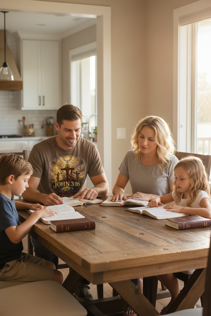 Father family Bible study