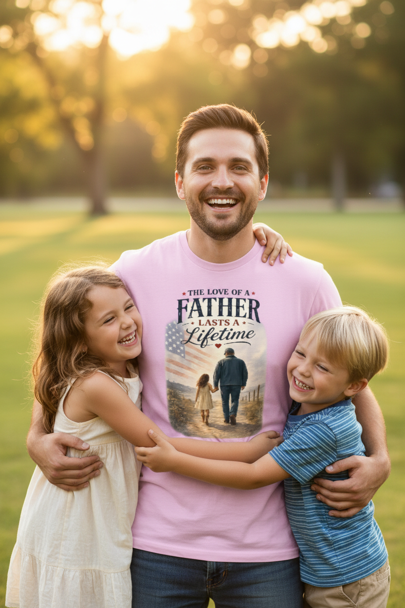 Father Lasts a Lifetime - Readable Tee V2