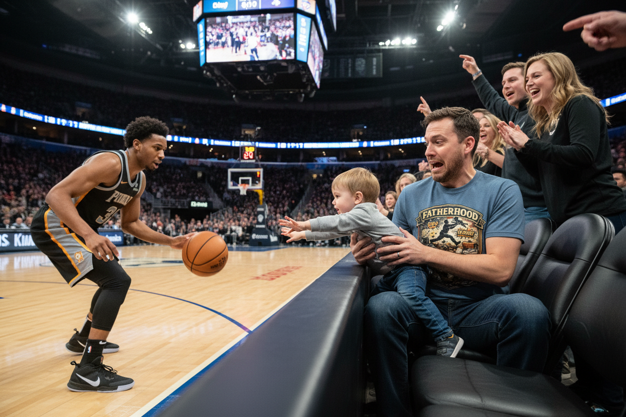 Fatherhood Extreme Sports – Courtside Chaos