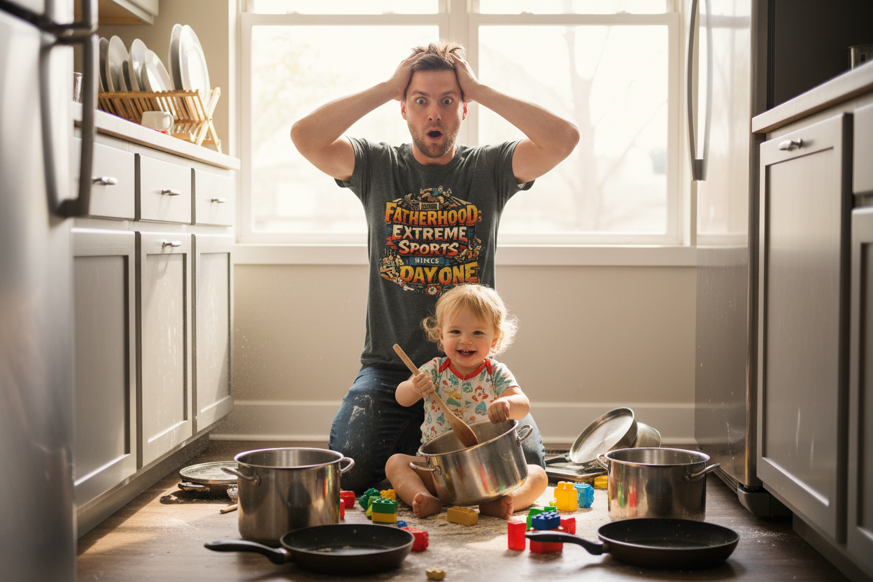 Fatherhood Extreme Sports – Kitchen Chaos