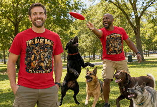 My Dog Thinks I'm the Roadie | The Fur Baby Band 'We Play For Treats' Tee