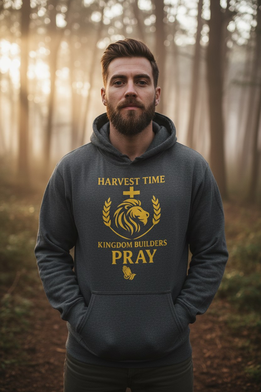 Forest Trail Dark Heather Hoodie Lifestyle