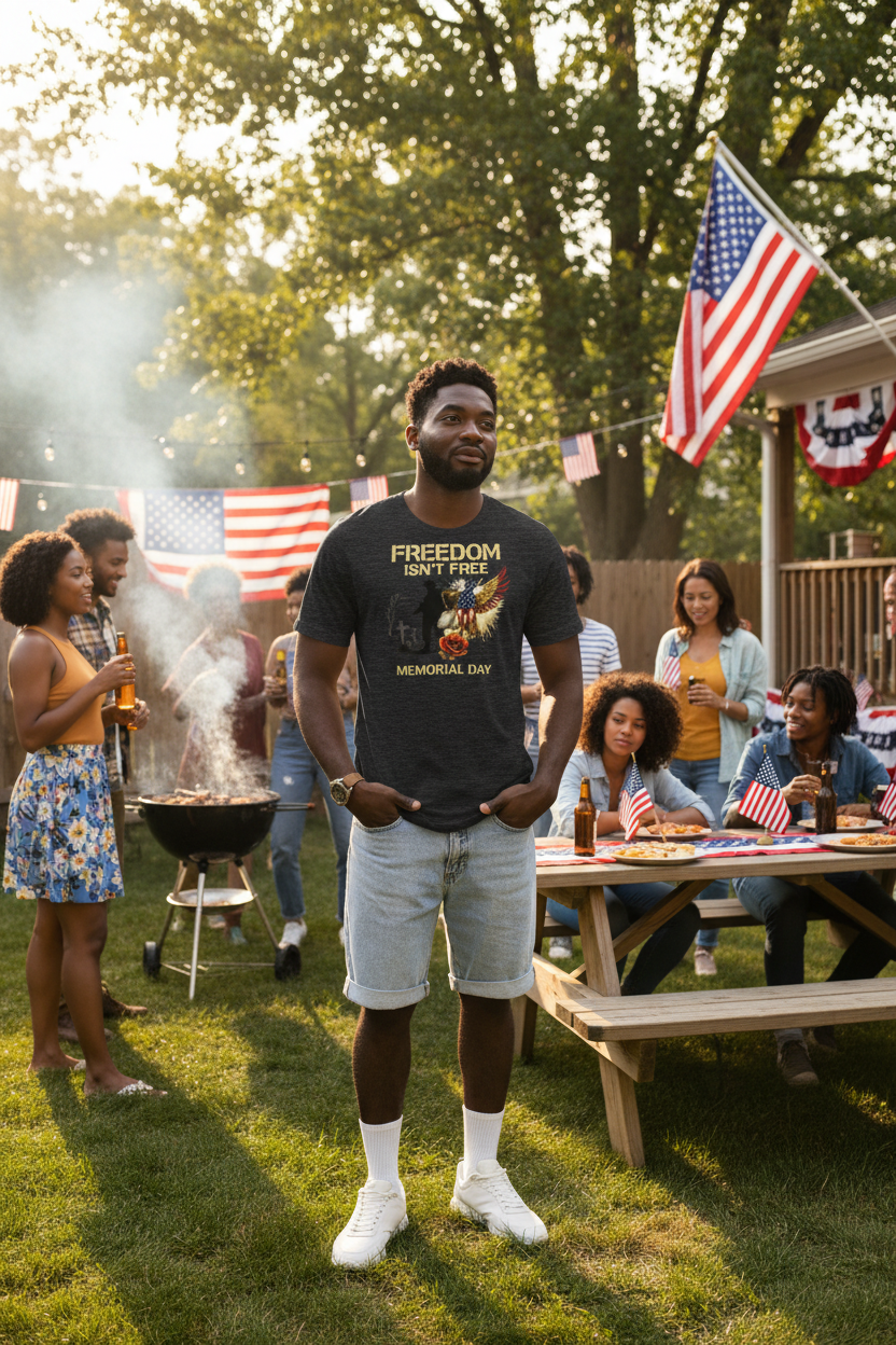 Freedom Isn't Free Memorial Day - Charcoal BBQ Lifestyle