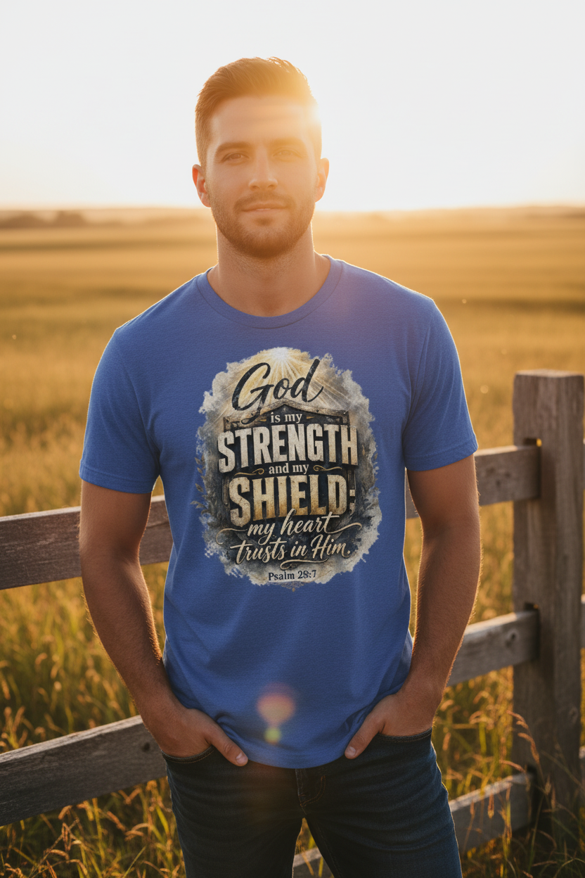 God is my Strength - Royal Blue Lifestyle