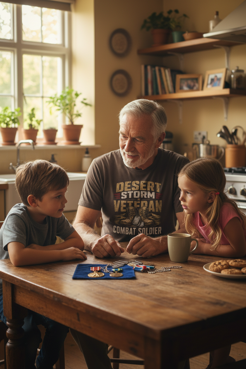Grandfather Storytelling Lifestyle