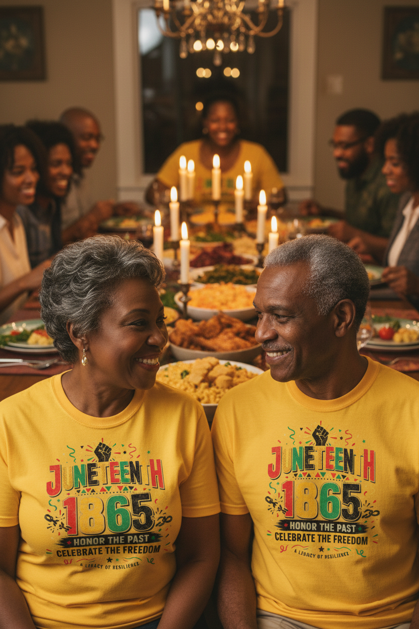 Grandparents at Dining Table