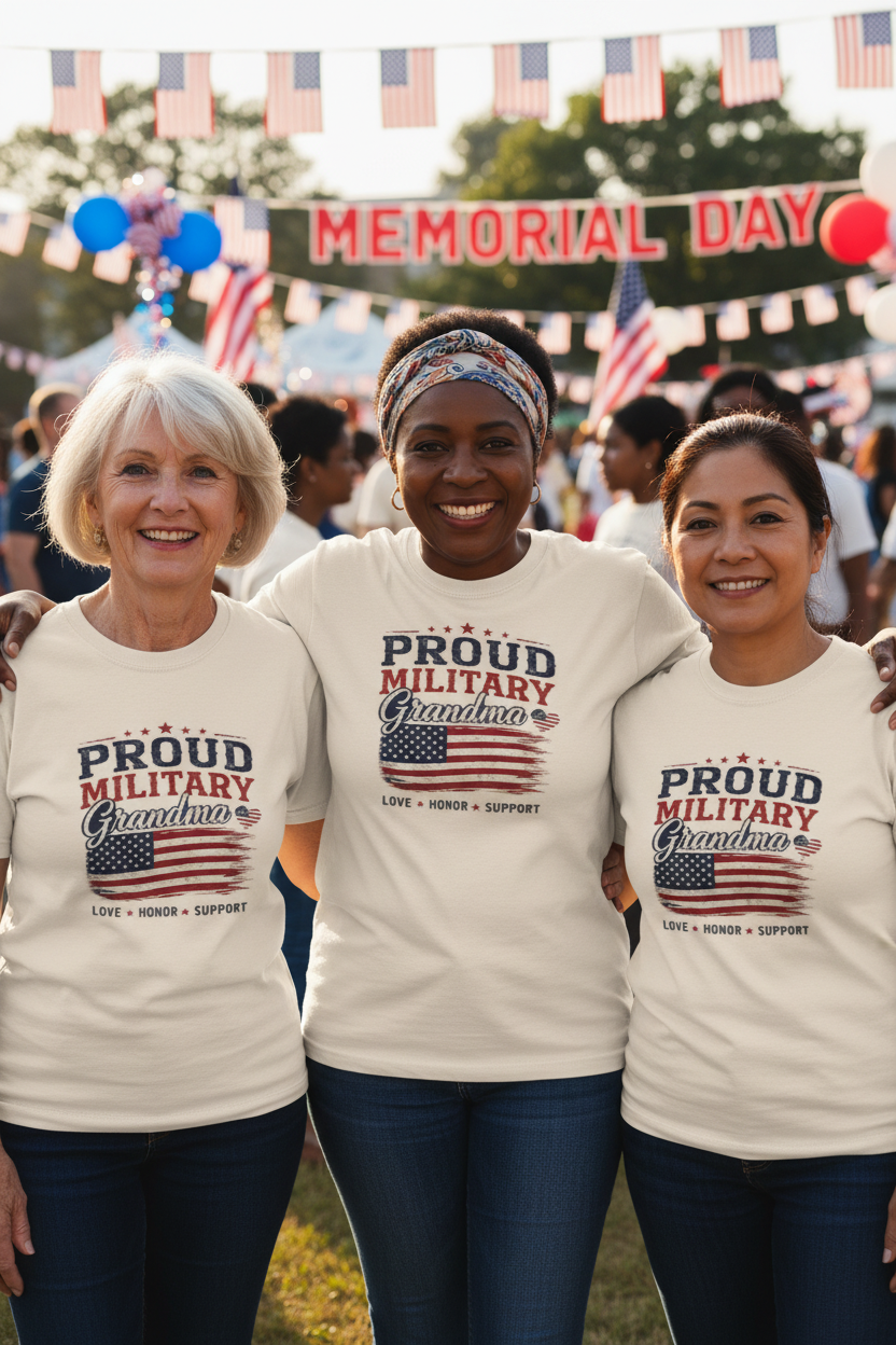 Group of grandmas at Memorial Day event