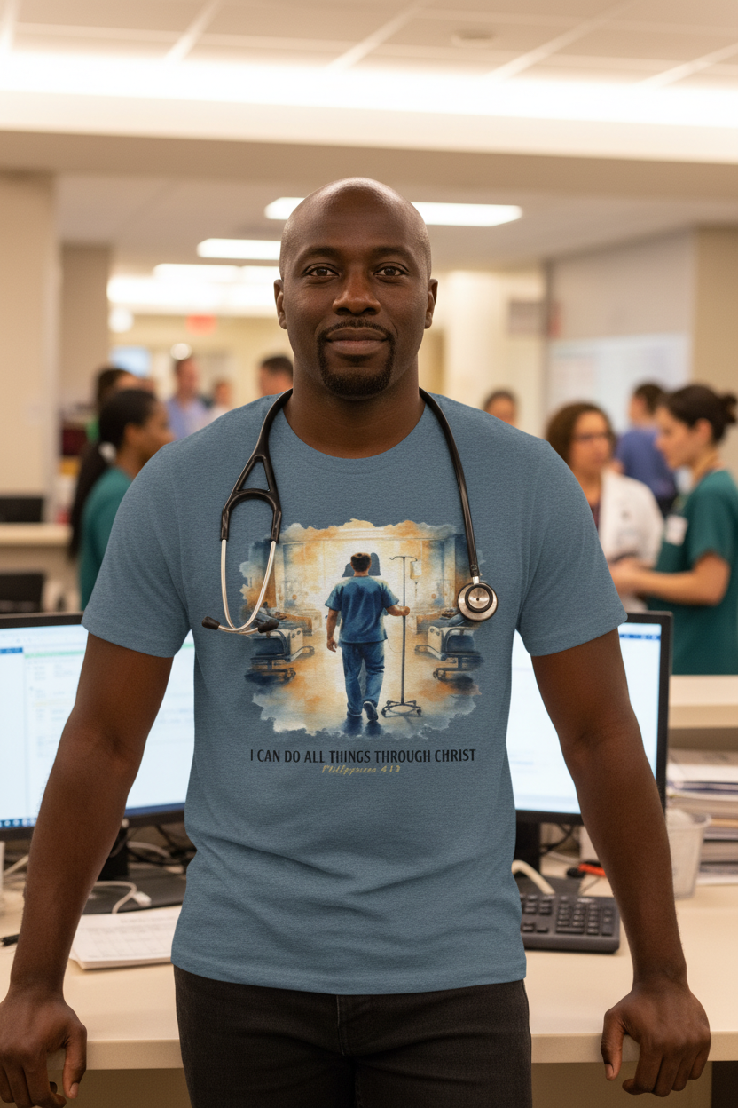 Hospital Nurses Station - Steel Blue