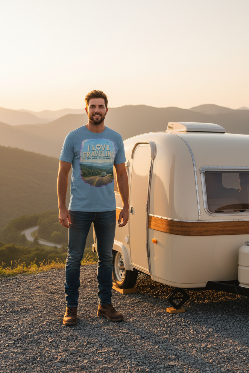 I Love Traveling Lifestyle Mockup 1