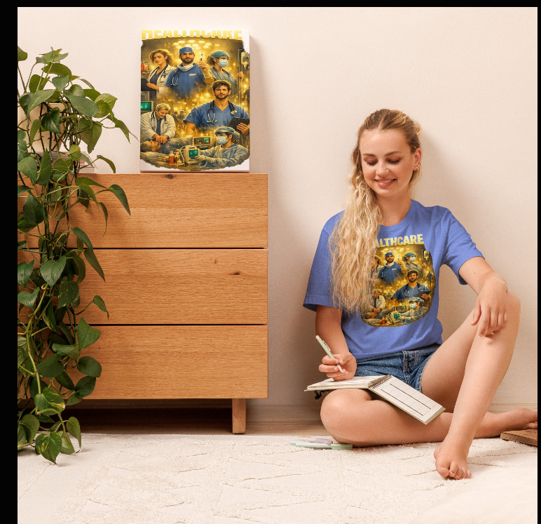 Healthcare Heroes — Pushing Forward With Love | Wheelchair Warriors & Courtyard Care Tee