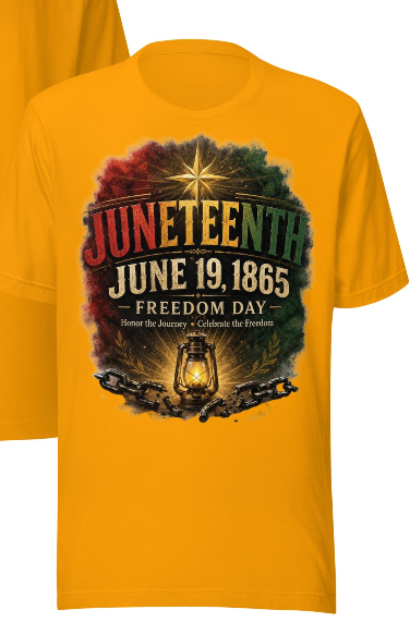 Juneteenth June 19, 1865 – Freedom Day Unisex T-Shirt | Honor the Journey, Celebrate the Freedom