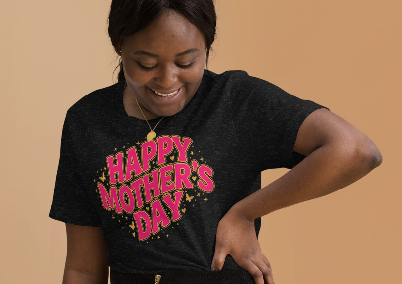 Happy Mother's Day | Military Mom Navy Shipyard Unisex T-Shirt