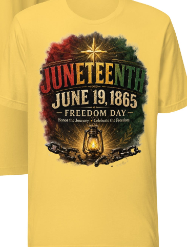 Juneteenth June 19, 1865 – Freedom Day Unisex T-Shirt | Honor the Journey, Celebrate the Freedom