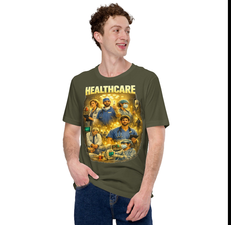 Healthcare Heroes — Short-Staffed, Never Short on Heart | TLC Through Every Shift Tee