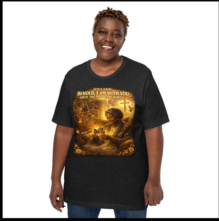 ✝️ Behold, I Am With You — Jesus Said It & He Meant It | Matthew 28:20 Faith Tee
