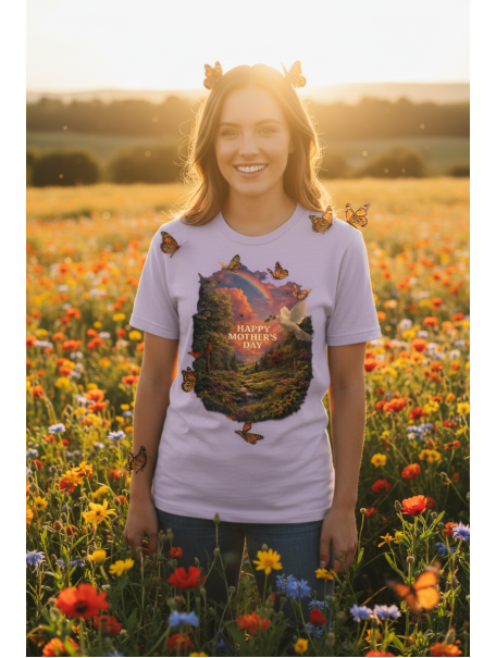 Happy Mother's Day | Butterfly Meadow Unisex T-Shirt