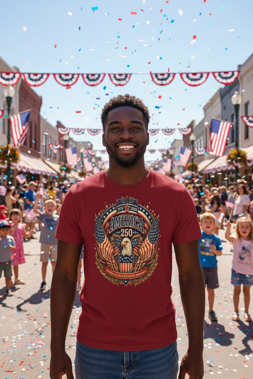 July 4th Parade - Cardinal Red Tee