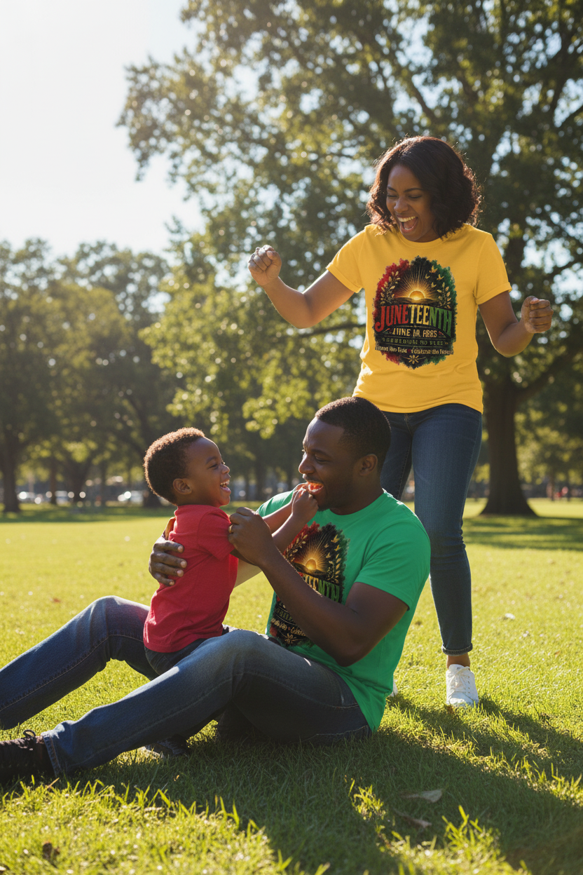 Juneteenth Freedom to Rise T-Shirt | June 19, 1865 — Honor the Past, Celebrate the Future