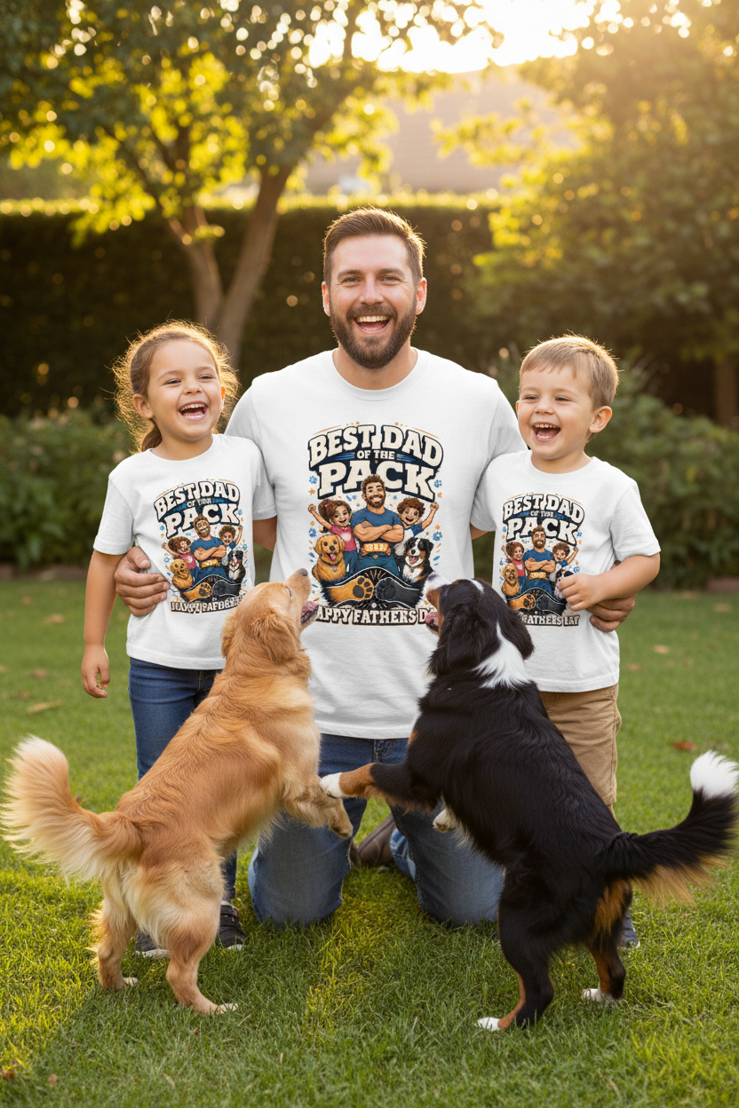 Kneeling Family Lifestyle Mockup