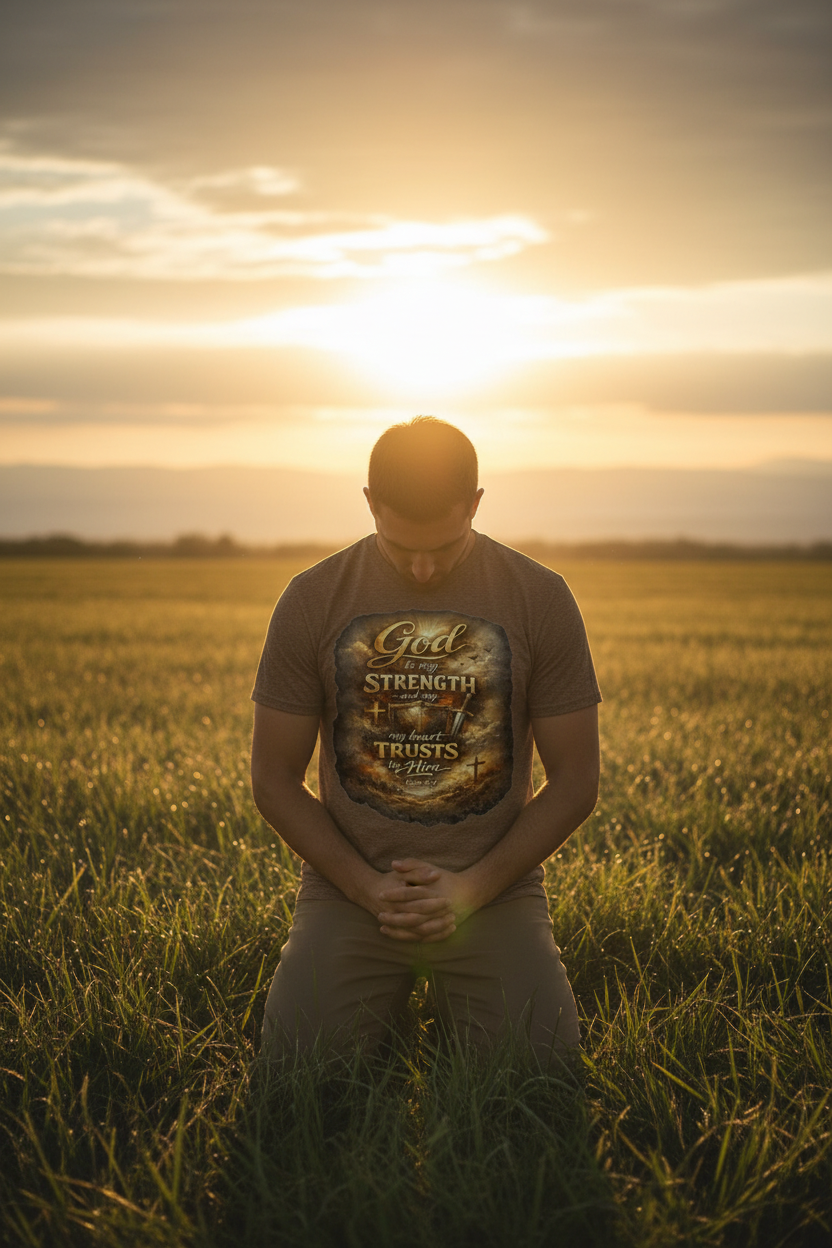 Lifestyle Mockup 2 - Man in Prayer