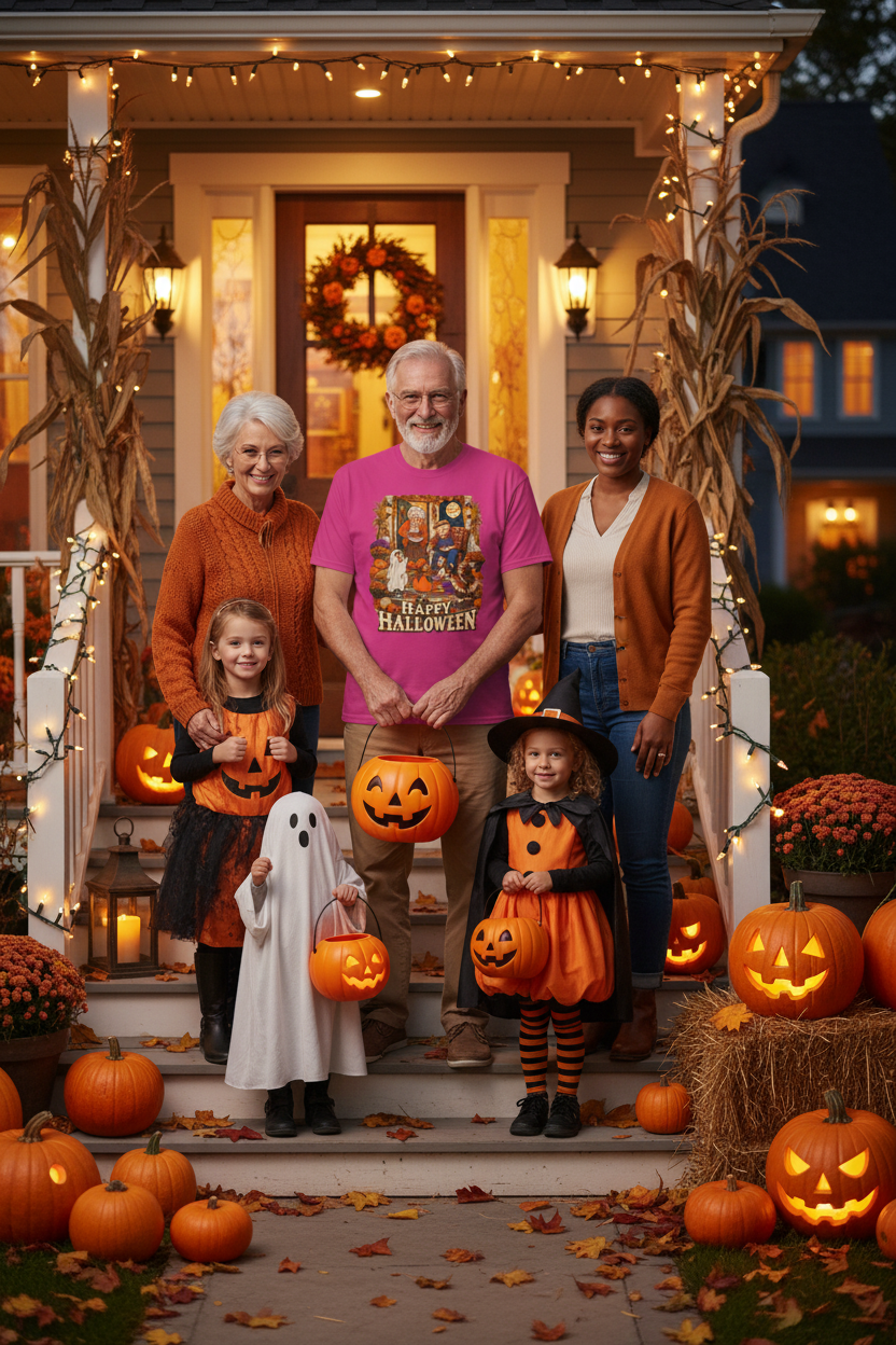 Lifestyle Mockup 3 - Berry Shirt Family Halloween