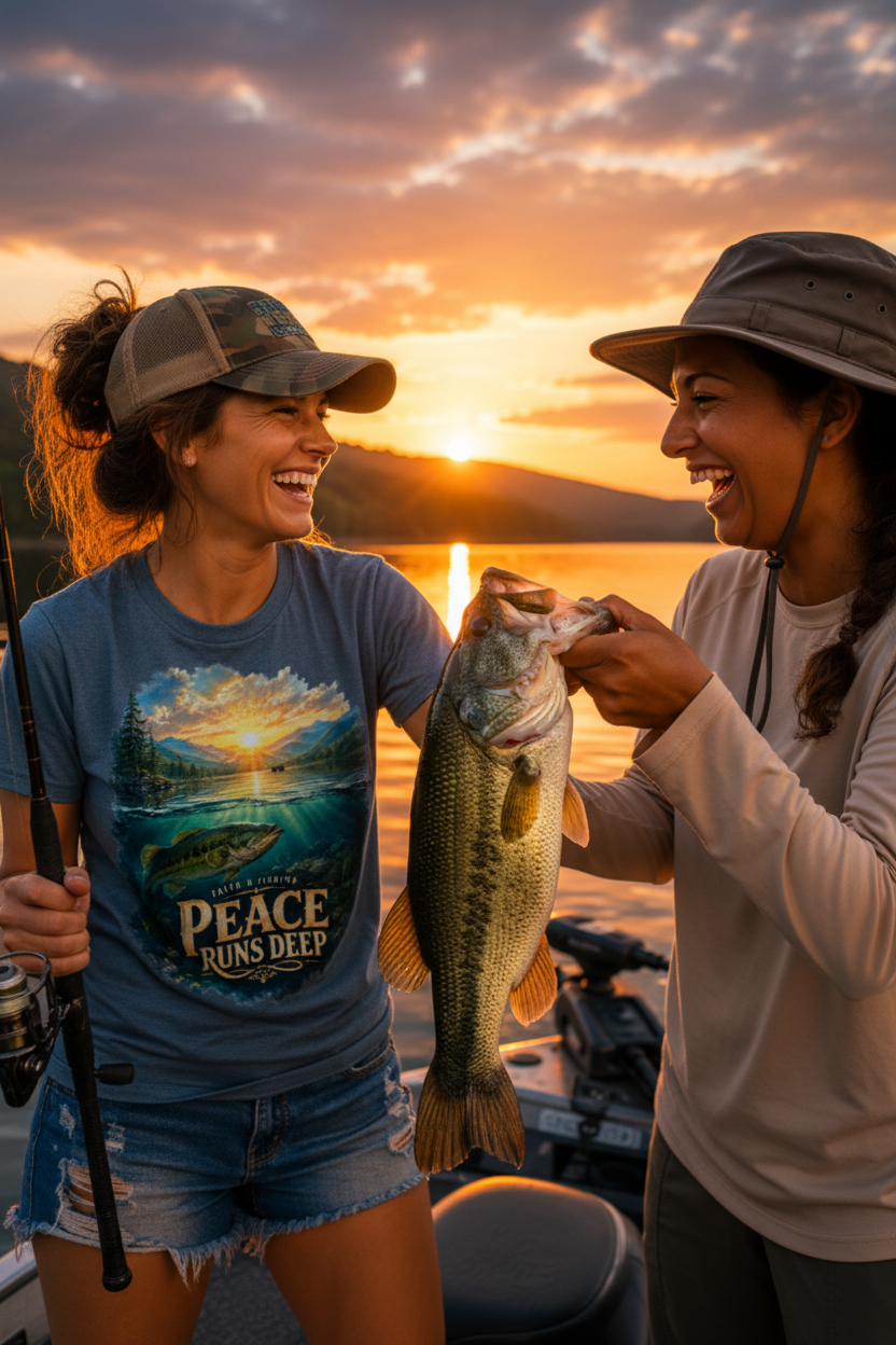 Lifestyle Mockup 3 - Two Women with Catch