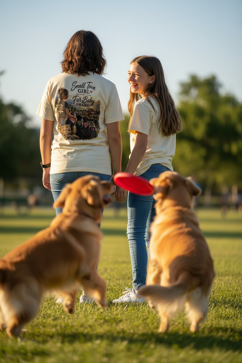 Lifestyle Mockup - Natural Dog Park Frisbee