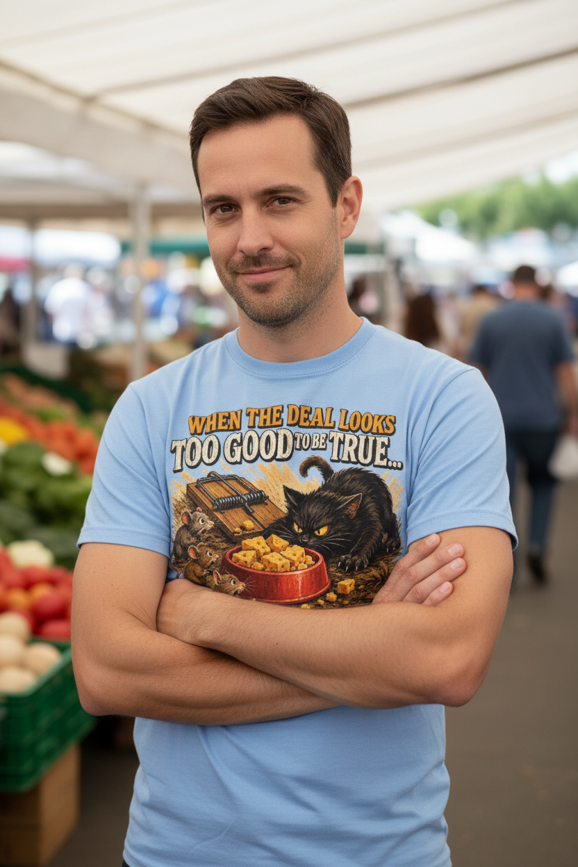 Man Farmers Market Lifestyle