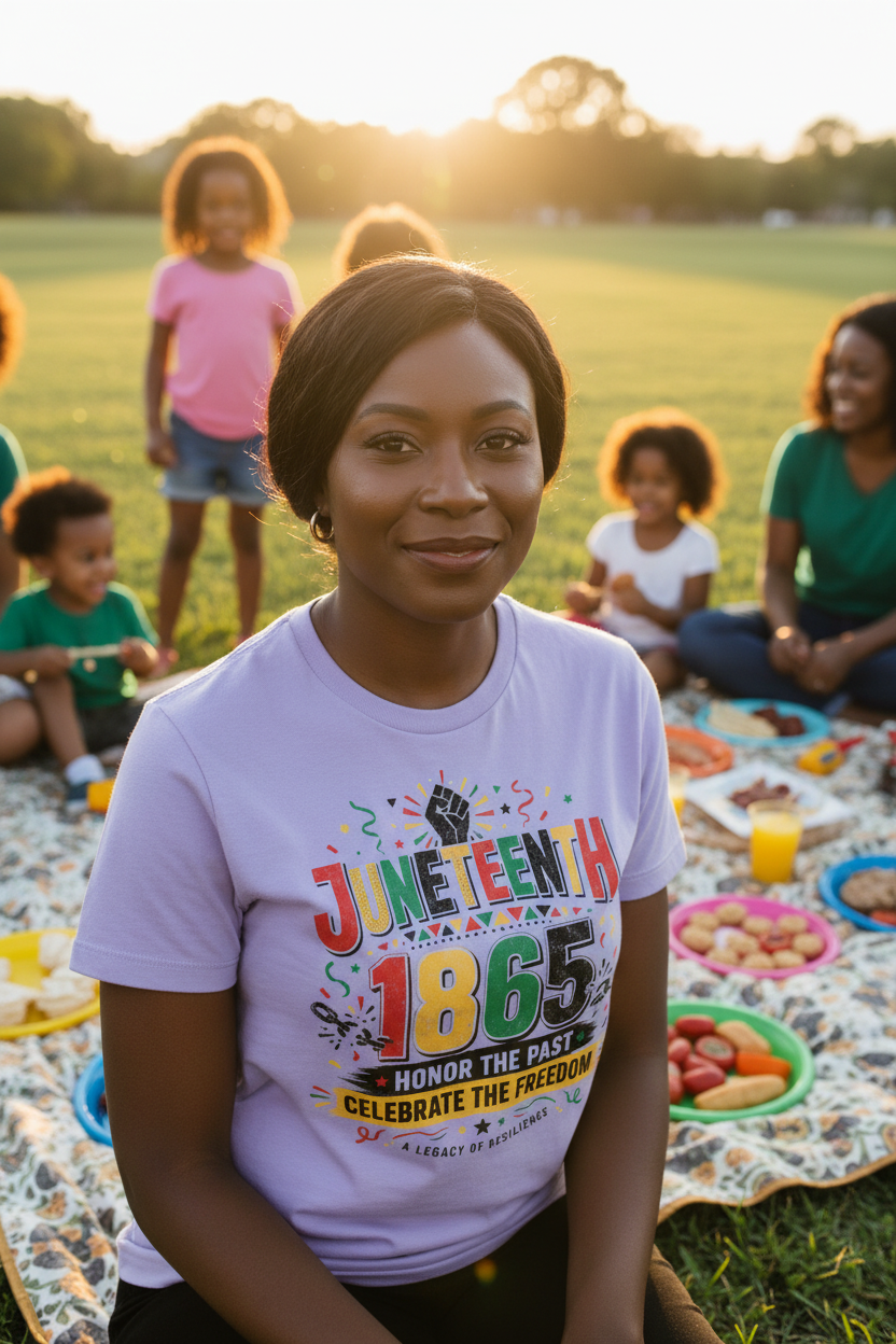 Mom at Juneteenth Picnic