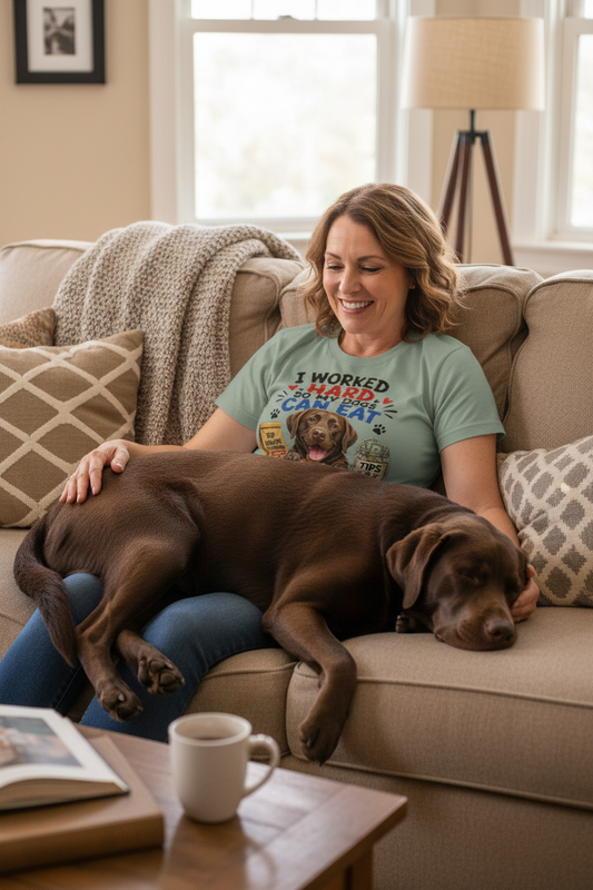 Mom Couch Lapdog