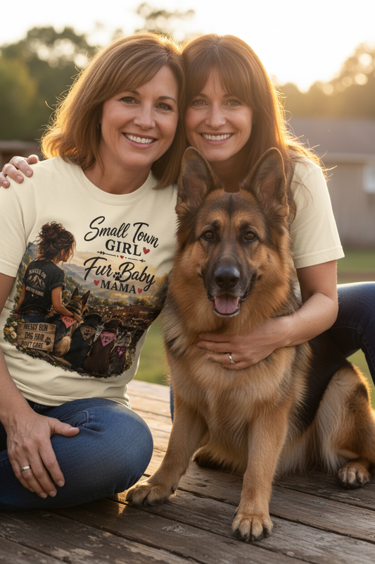 Mom Daughter Fur Baby Lifestyle