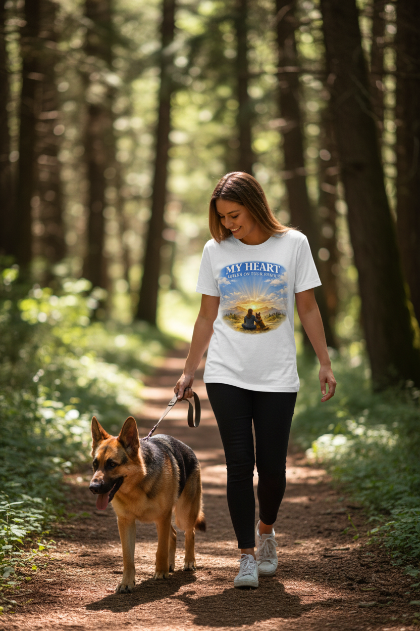 Mom & Dog - Forest Trail