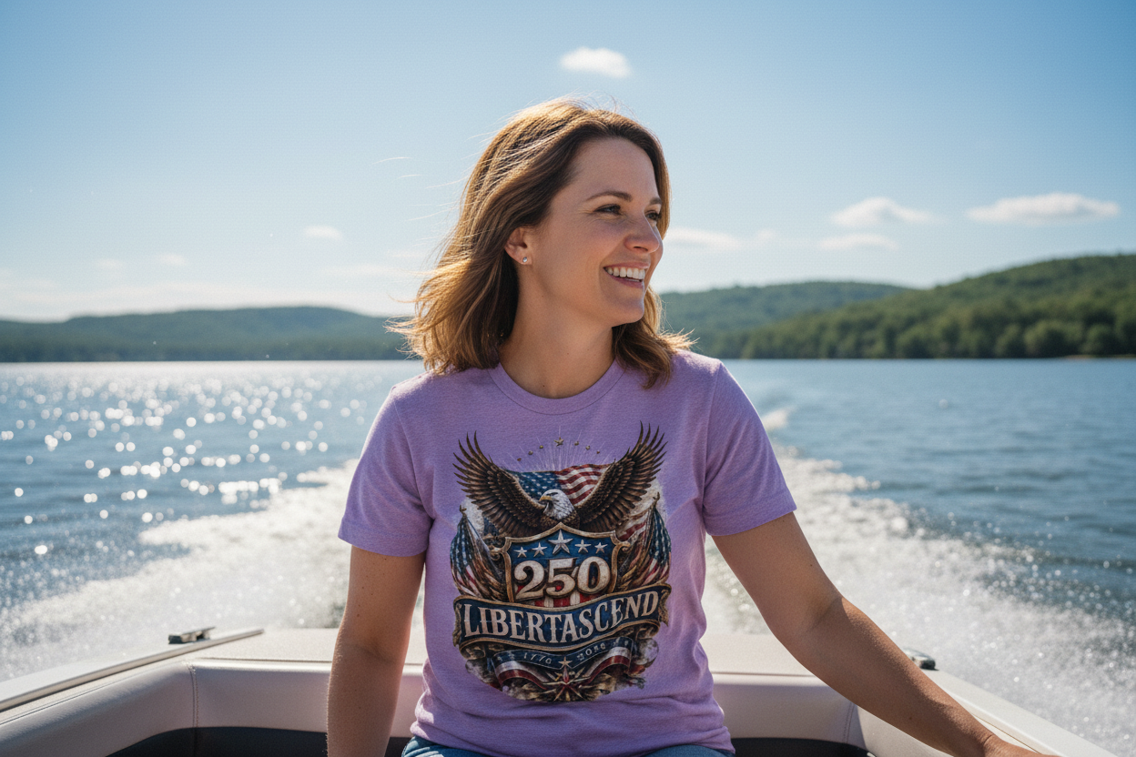 Mom on Boat