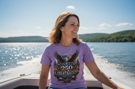 Mom on Boat