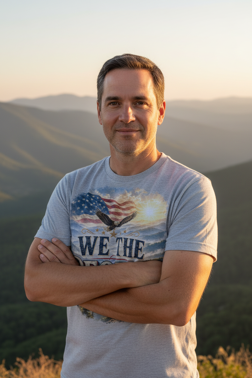 Mountain Overlook Man
